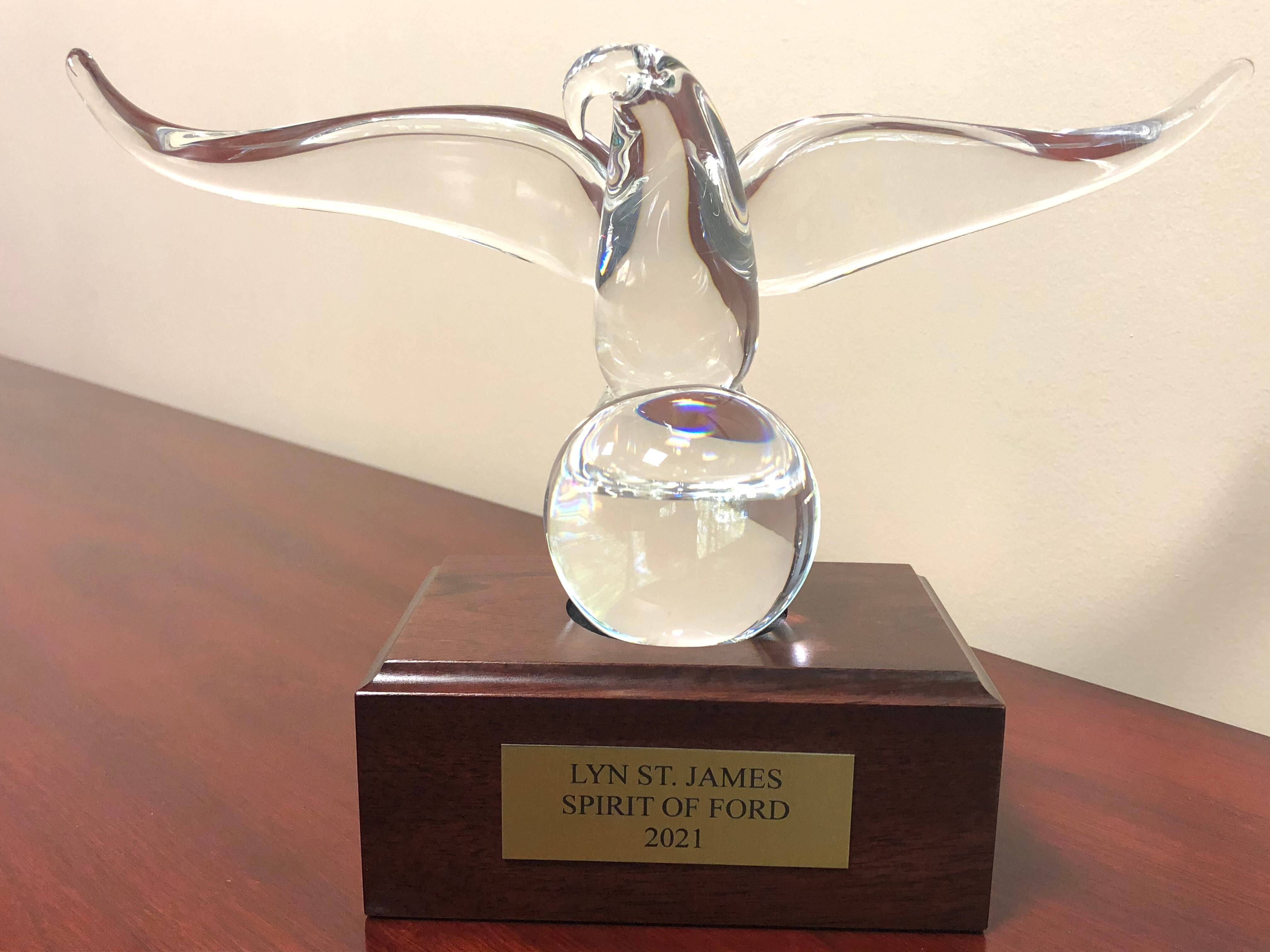 The Spirit of Ford Award recognizes lifetime achievement and contribution to the industry. The Spirit of Ford Award recognizes lifetime achievement and contribution to the industry.